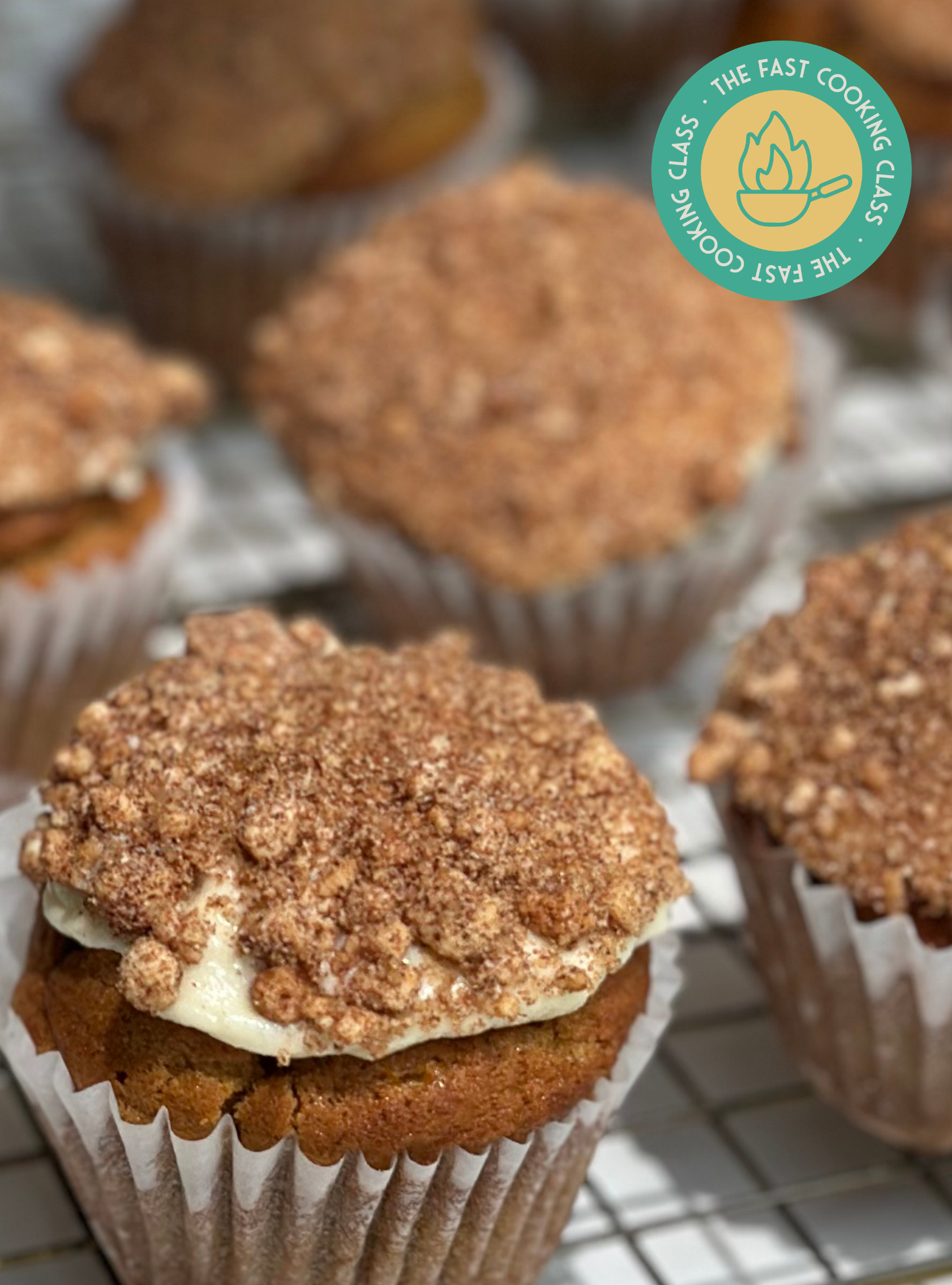 14 de noviembre - Muffins de calabaza y cheesecake