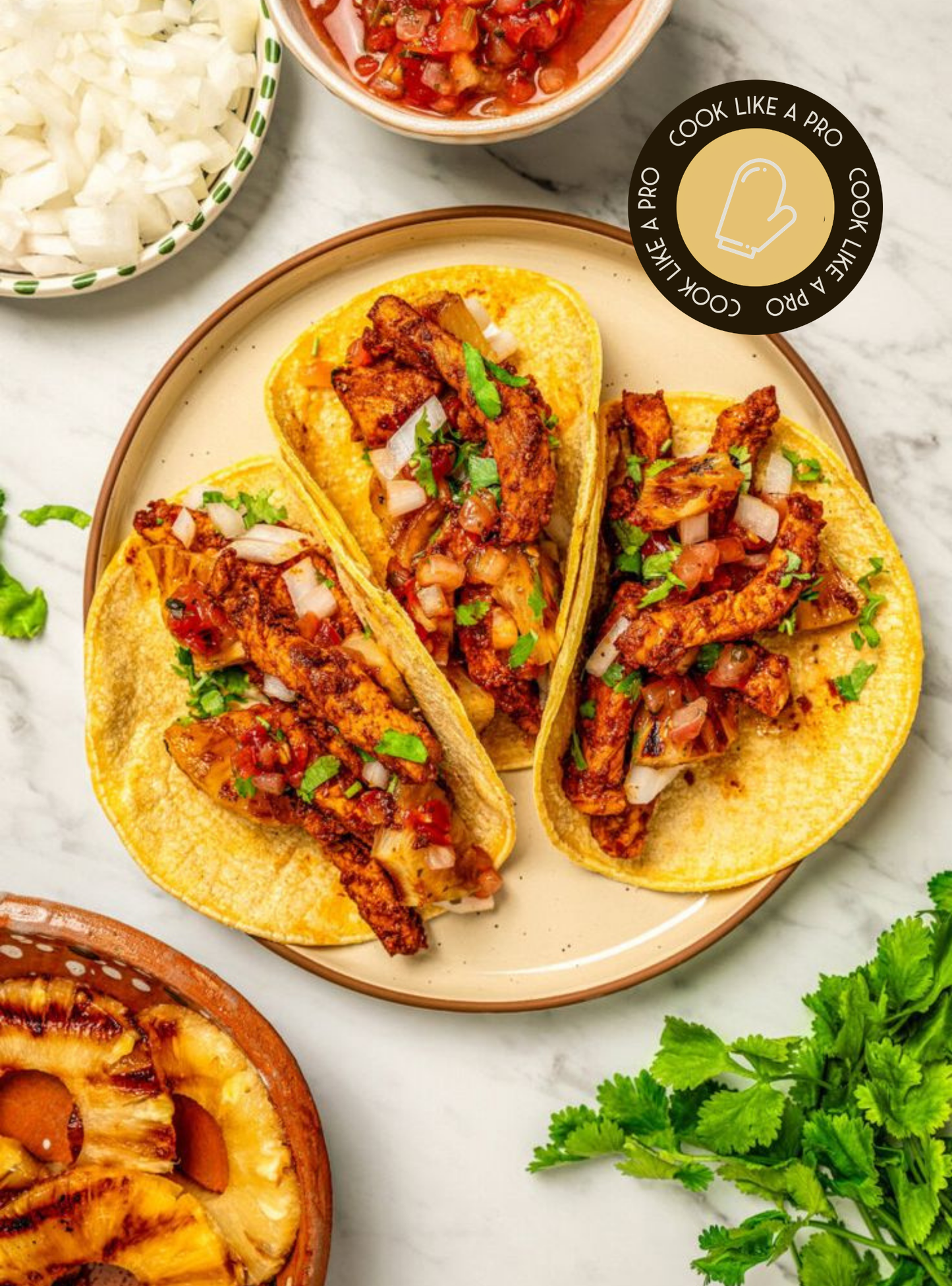 16 DE JULIO - TACOS AL PASTOR (KIDS FRIENDLY)