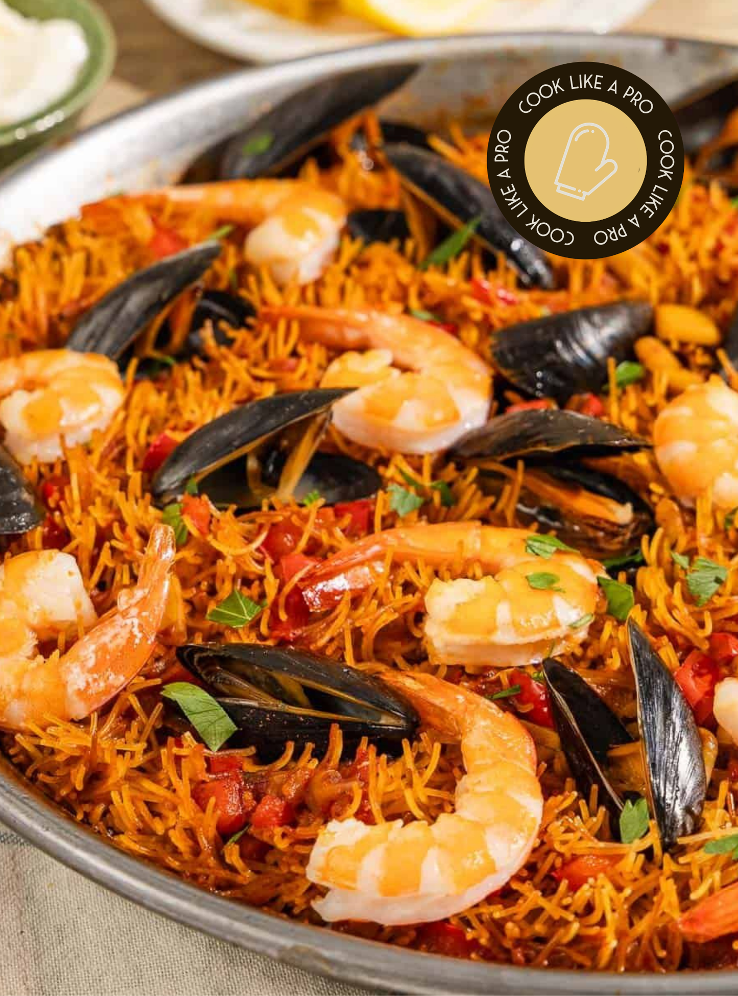 18 de julio - Fideuá de mariscos
