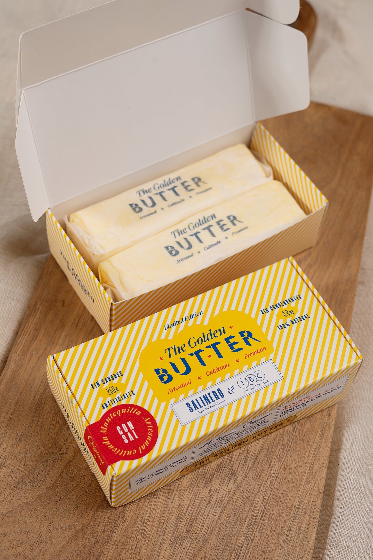 Mantequilla The Golden Butter con sal - 250gr