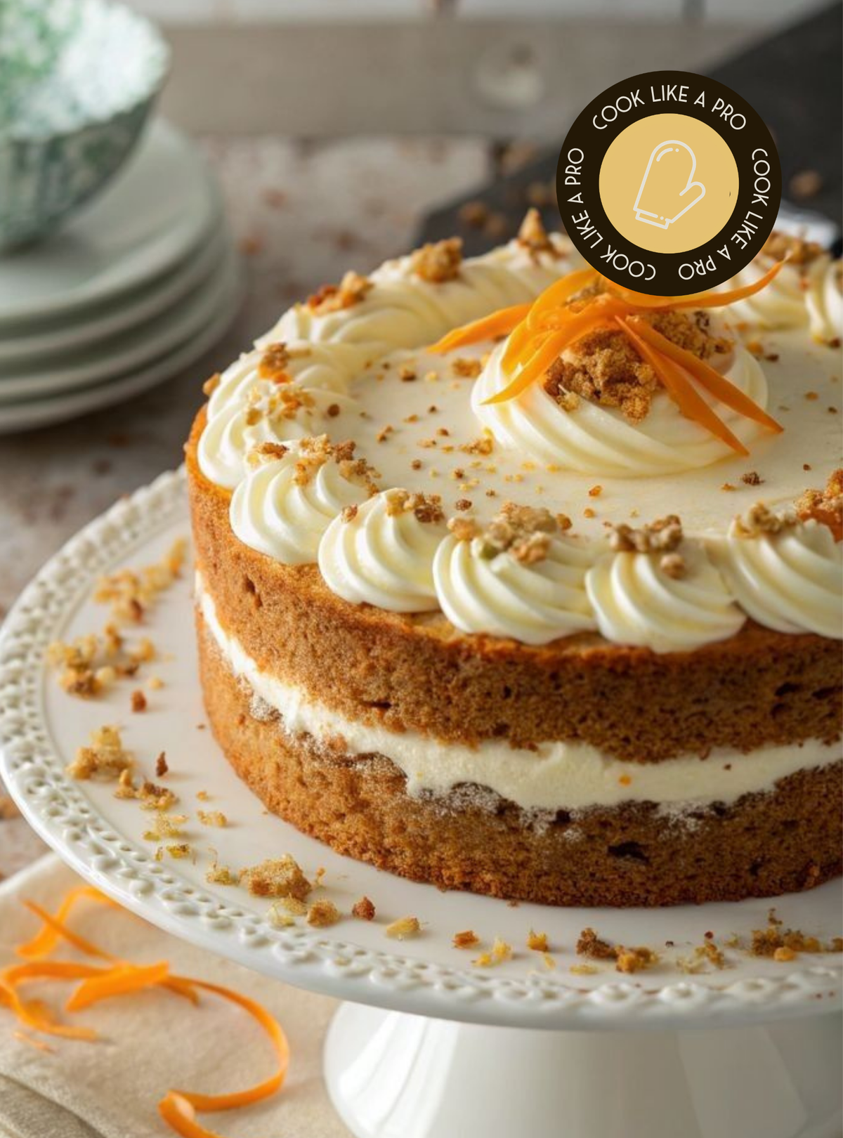 10 DE OCTUBRE - TORTA DE ZANAHORIA (KIDS FRIENDLY)